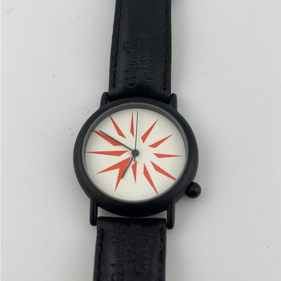 Columbia Energy‎ Group Watch Unisex 34mm Case Black Leather Band- New Battery - Picture 5 of 10